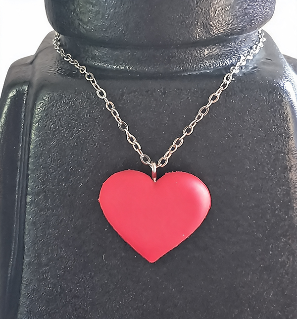 Atelier le trempeur neo noir collier coeur