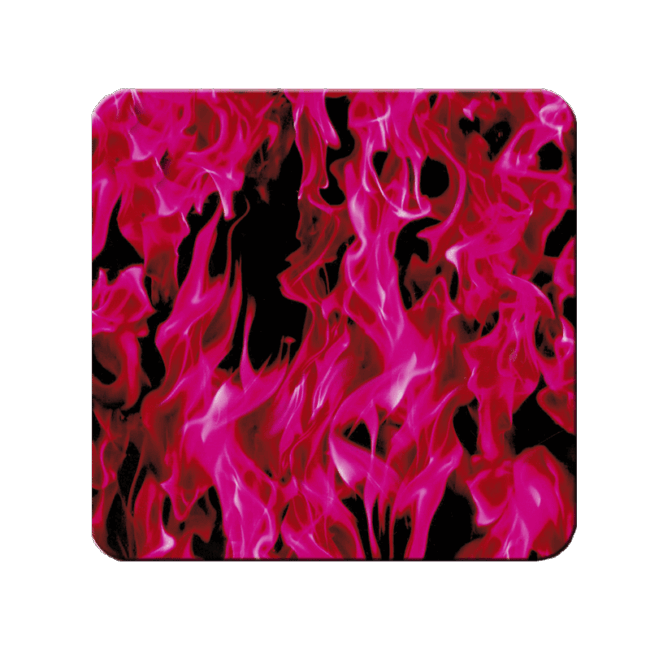 pink flames